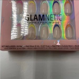 Glamnetic Reusable Press On Nails SPRINKLES 24 Nails, Glue, File, Stick, Alcohol